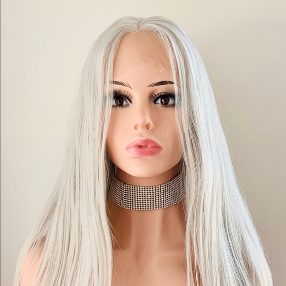 Very Pretty Long & Straight Magenta Pearl Color 13x2.5 Lace Front Wig - Picture 7 of 10